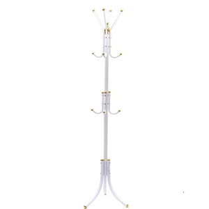 Pract-Pack -  Iron Tube Free-Standing 12 Hooks Coat Rack