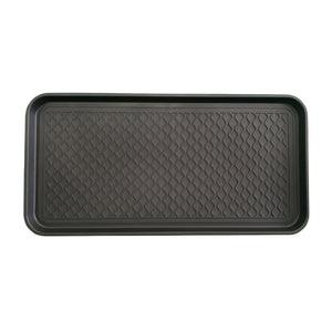 Pract Pack  -  75.5x38x3cm Plastic Boot Tray for Entryway, For Porch & Garage - Black