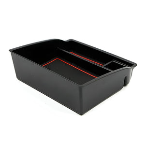 Herqona  - 17cm Car Armrest Center Console Storage Box Organizer - Black