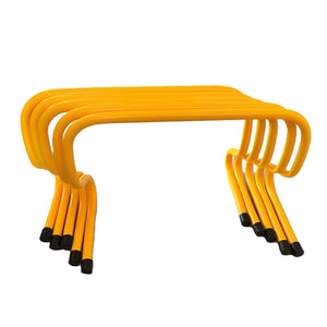 TugoPlay  - 5 Pcs Weighted Agility Training Hurdles for Speed & Running - Yellow