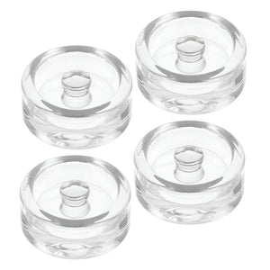 Pruchef - 4Pcs Crystal Glass Fermentation Weights for Wide Mouth Jars – Transparent