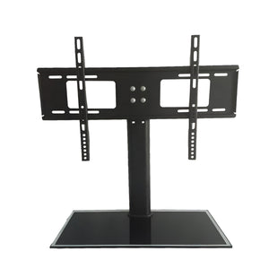 GajToys  - Height Adjustment Iron Tabletop TV Stand with Swivel & Base - Black
