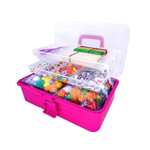 GajToys  - DIY Jewelry Making Kit for Kids with Beads & Storage Case - Multicolor