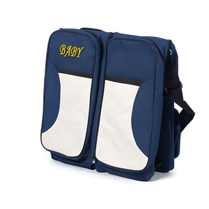 Toto Bubs - 3 in 1 Diaper Backpack with Portable Bassinet & Changing Pad – Blue