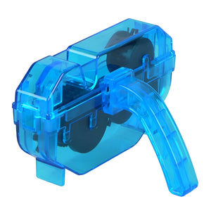 SuaTools - 16cm Plastic Bicycle Chain Cleaning Tool with Scrubber - Blue