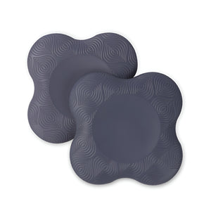 VolaFit - 2Pcs Lightweight Non Slip Yoga Knee Pads and Protectors - Gray