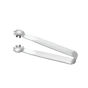 Pruchef - 9cm Stainless Steel Sugar Tongs for Tea, Coffee, Ice Cubes - Silver