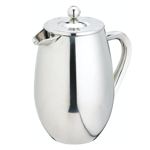 Pruchef - 1L Stainless Steel Double Wall Brazilian Style Coffee Maker Pot