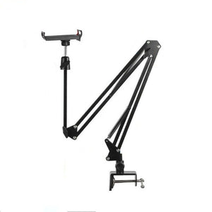 Nerdy Admin - Extendable Arm Adjustable Phone and Tablet Holder with Clamps Default Title