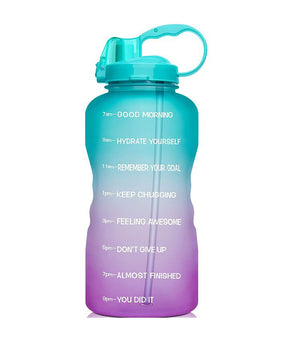 VolaFit - Large Size Motivational Water Bottle with Time Marker - 3.8L Default Title