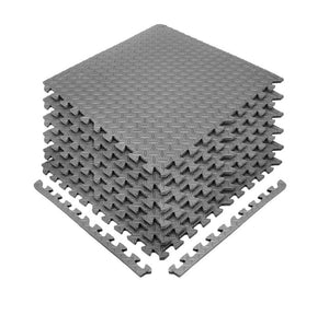 VolaFit - Extra Thick 1.2cm EVA Floor Gym Play Mats 6 Pcs - 180cm x 120cm Grey