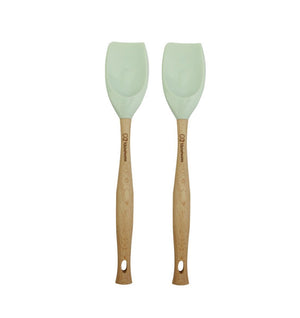 Pruchef - Heat Resistant Beechwood Handle Silicone Non-Stick Spatula Spoon Default Title