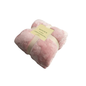 Volamor - Luxury Soft and Warm Flannel Fleece Throw Blanket - 150cm x 200cm Pink