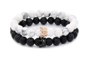 Volamor - Couple Bracelets Matching His and Hers Distance Crown Bracelets Default Title