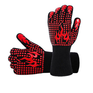 Pruchef - Heat Resistant Braai Cooking Silicone Gloves for Extreme Heat Default Title