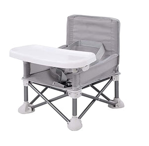 Toto Bubs -  Foldable Portable Children Feeding Chair for Indoor & Outdoor Grey
