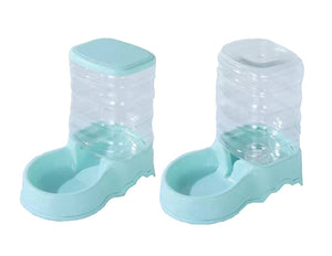 WigWagga - Pet Automatic Water Dispenser & Gravity Feeder 2Pcs Set - Green Default Title