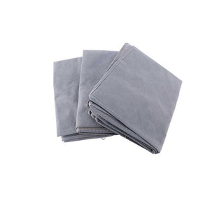 Pract Pack - 3 Pieces Large Capacity Heavy Duty Clothes Storage Bags - Grey Default Title