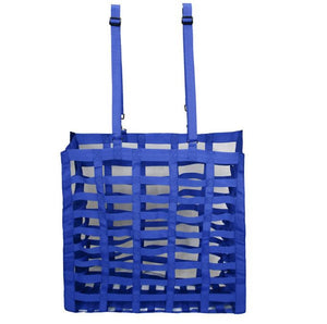 Melika Brands - Netted Horse Feeding Bag, Hay Slow Feeder - Blue Default Title