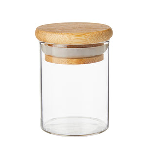 Pruchef - 12Pcs Borosilicate Glass Spice Jars with Lids - Transparent