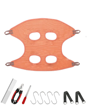 WigWagga - Pet Cat and Dog Grooming Hammock Care Kit