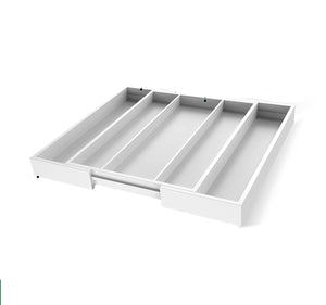 Pruchef - Bamboo Kitchen Drawer Organizer - White