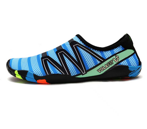 VolaFit -  Black Quick Dry Aqua Water Shoes for Men and Women - Unisex