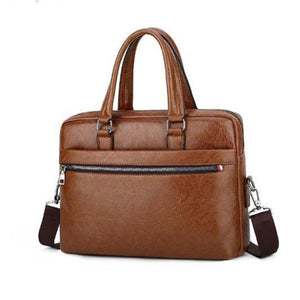 Volamor - 38cm Casual, Simple & Large Capacity PU Leather Laptop Bag