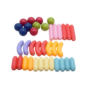 TugoPlay - 100Pcs Educational Magnetic Ball & Rod Set with Storage Box  - Multicolor