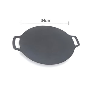 Pruchef - Aluminum Round Non Stick Griddle Pan 34cm - Black