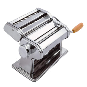 Pruchef - 15cm Stainless Steel Manual Pasta Maker with 9 Thickness Settings - Silver
