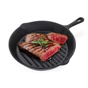 Pruchef - Cast Iron Round Griddle Pan 26cm