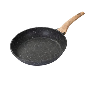 PRUCHEF - Nonstick Frying Pan with Aluminum Alloy Base & Bakelite Handle - Black