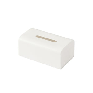 Pruchef - 21.8 x 12.3 x 9.5cm Desktop Refillable Tissue box Holder - White