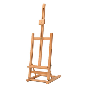 NERDY ADMIN - Portable Wooden Tabletop Easel for Sketching & Painting - Natural Color