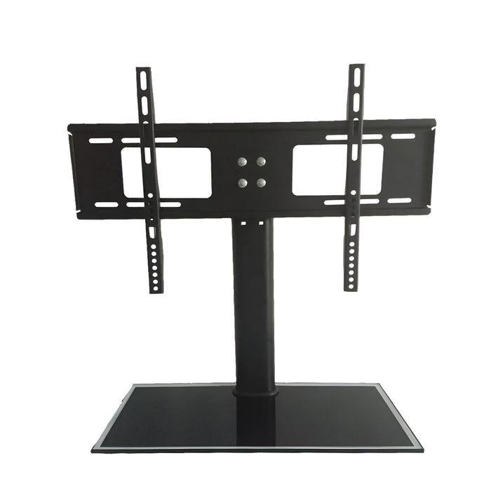 GajToys  - Height Adjustment Iron Tabletop TV Stand with Swivel & Base - Black