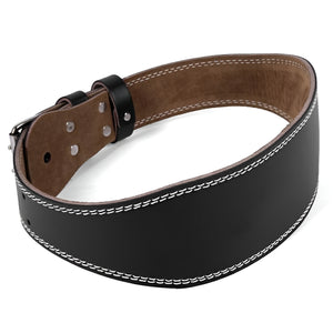 VolaFit - PU Waist and Back Support Belt for Squats, Lifting & Bodybuilding – Black