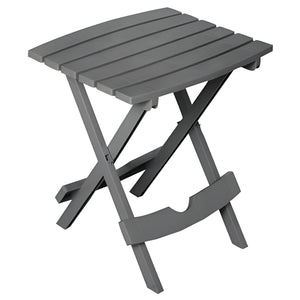 HERQONA - 50 cm PP Lightweight Foldable Patio Table for Outdoor Use - Charcoal