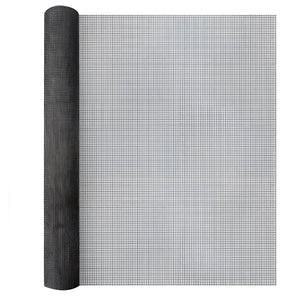 Herqona - 120x500cm Fiberglass Insect Screen for Windows & Door - Black