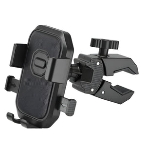 GAJTOYS - 10cm ABS Bike & Motorcycle Handlebar Phone Holder - Black