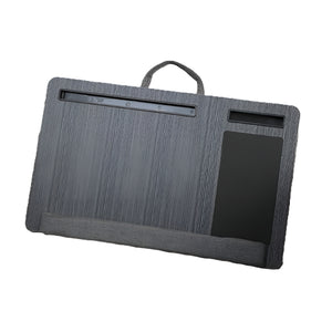 TUGOPLAY - 55×34 cm Knee Top Lap Desk with Cushion Base and Mouse Pad - Gray