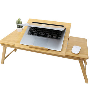 Nerdy Admin - Portable Laptop Stand Desk Laptop Holder for Desk 72cm - Brown