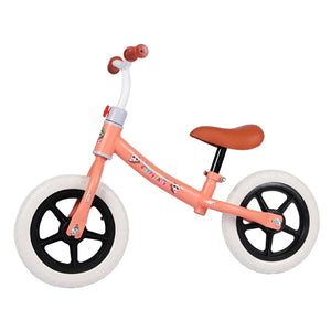 TUGOPLAY - Kids Balance Bike with Adjustable Seat, Shock Absorbing Tires - Orange