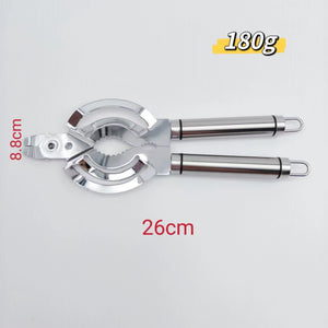 SuaTools - 26x8.8cm Manual Stainless Steel Jar, Bottle & Can Opener Tool – Silver