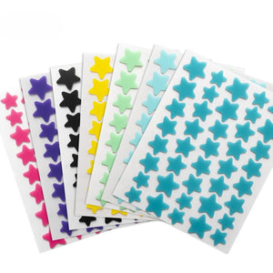 Nerdy Admin - Star Stickers Bulk Variety Holographic Star Stickers for Kids - Multi Color