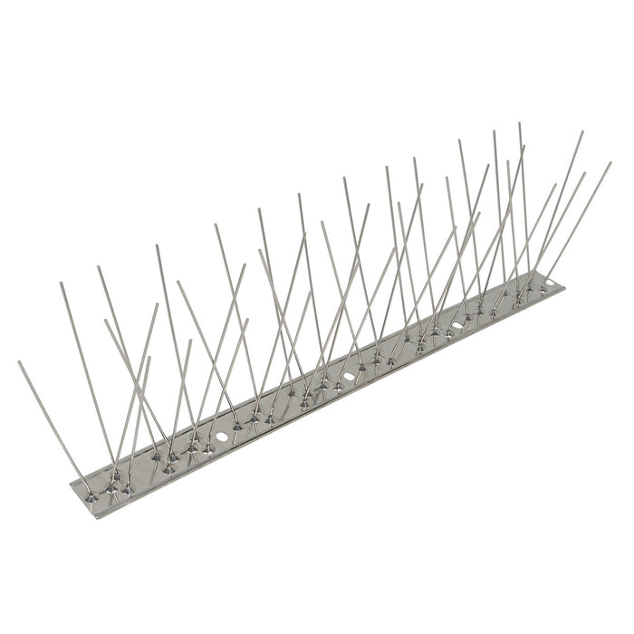 WigWagga - 6 Pcs Bird Spikes Stainless Steel Bird Control Spikes Pest Spikes - 33cm