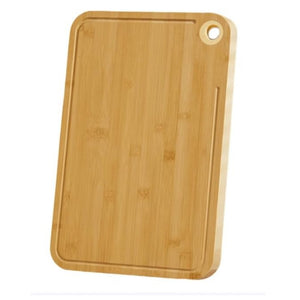 Pruchef - Large Size Bamboo Cutting Board with Juice Groove - Brown