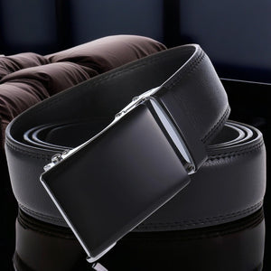 Volamor - Golf Belts for Men with Automatic Ratchet Buckle - Black