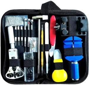 SuaTools - 147 Pcs Professional Watch Repair Kit Tools With Case - Black