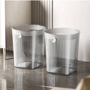 Pruchef - 9L Nonslip Household Trash can for Multiuse - Grey